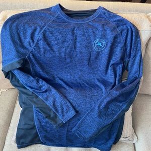Tommy Bahama Blue Long Sleeve Athletic Shirt - Size L